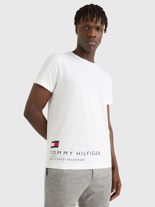 ümbritsev logoga T-särk RJV621707 valge Tommy Hilfiger