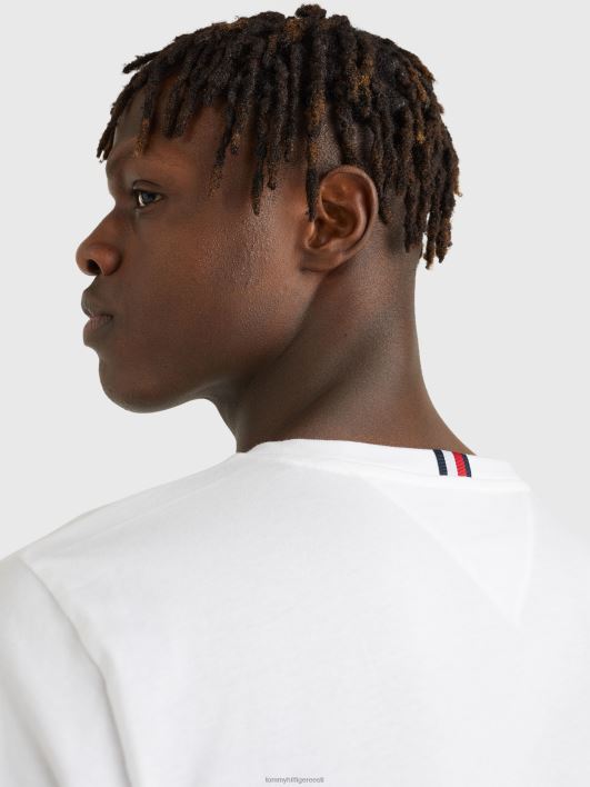 ümbritsev logoga T-särk RJV621707 valge Tommy Hilfiger