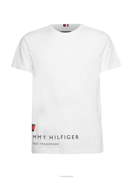 ümbritsev logoga T-särk RJV621707 valge Tommy Hilfiger