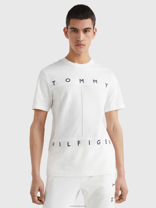 mono lipuga t-särk RJV621644 ekru Tommy Hilfiger