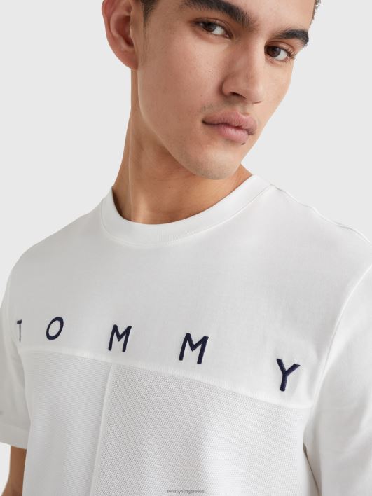 mono lipuga t-särk RJV621644 ekru Tommy Hilfiger