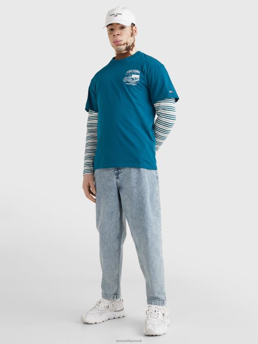 nyc seljaga graafiline T-särk RJV621617 bensiin Tommy Hilfiger