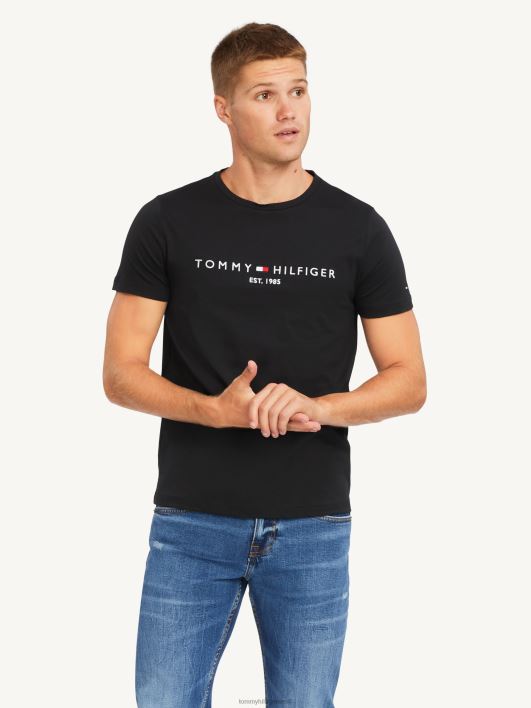 põhilogoga t-särk RJV621465 süsimust Tommy Hilfiger