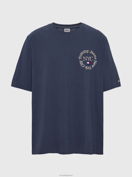 pluss ajatu logoga T-särk RJV621553 hämar merevägi Tommy Hilfiger