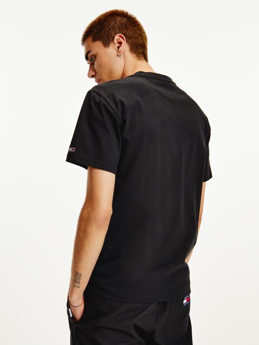 ringi logoga T-särk RJV621536 must Tommy Hilfiger