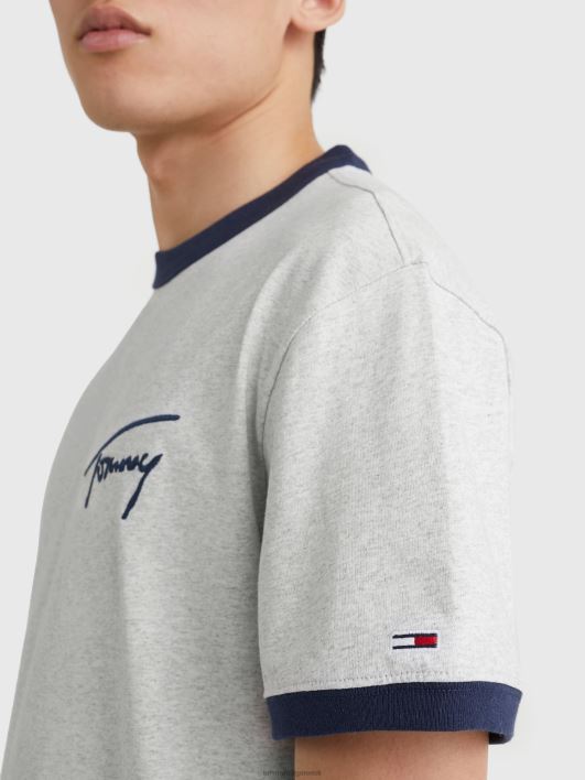 signatuurhelina tee RJV621527 hõbehall kanarbik Tommy Hilfiger