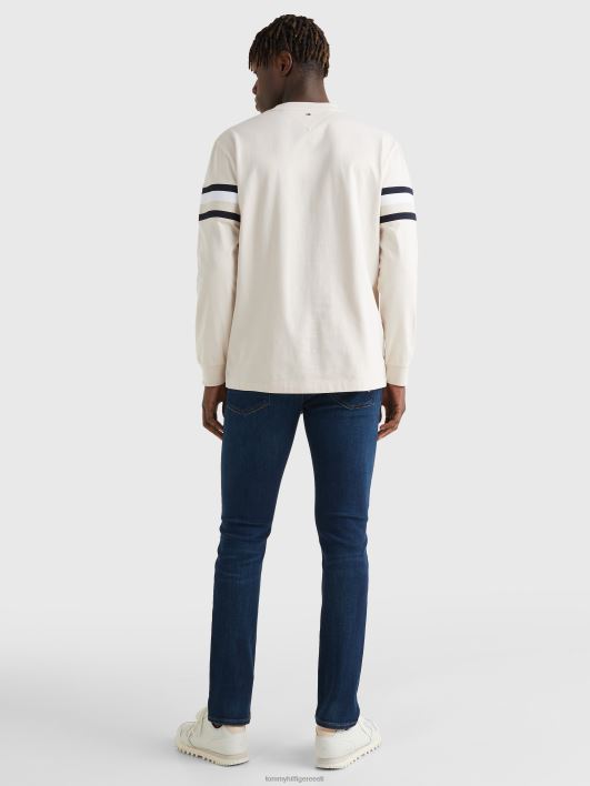 signatuurlindiga pikkade varrukatega T-särk RJV621673 sulg valge Tommy Hilfiger