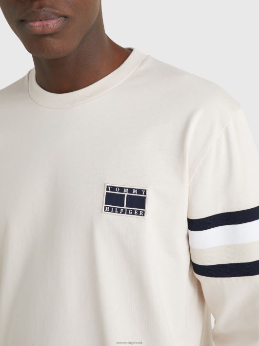 signatuurlindiga pikkade varrukatega T-särk RJV621673 sulg valge Tommy Hilfiger