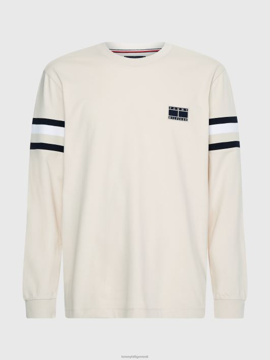 signatuurlindiga pikkade varrukatega T-särk RJV621673 sulg valge Tommy Hilfiger