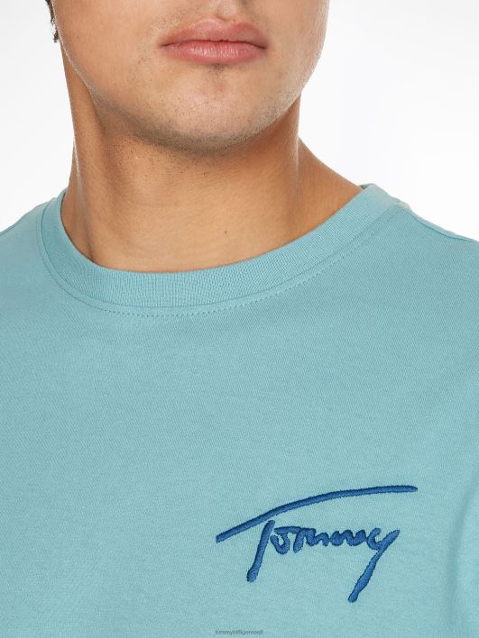 signatuurlogoga taaskasutatud puuvillast T-särk RJV621519 hari Tommy Hilfiger