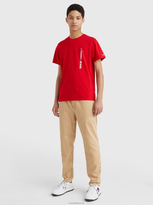 sisenemisvertikaali tee RJV621529 sügav karmiinpunane Tommy Hilfiger