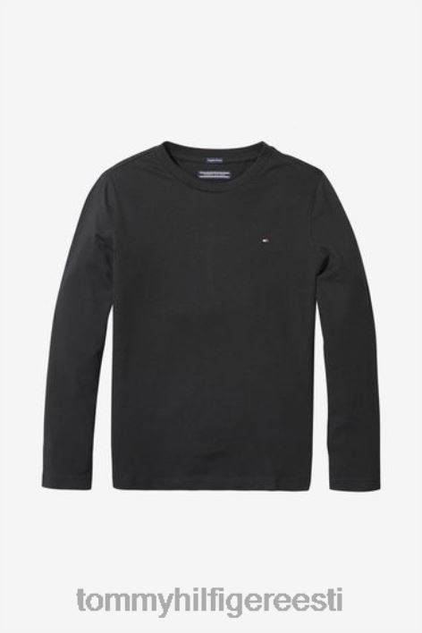 tavaline pikkade varrukatega topp RJV623085 must Tommy Hilfiger