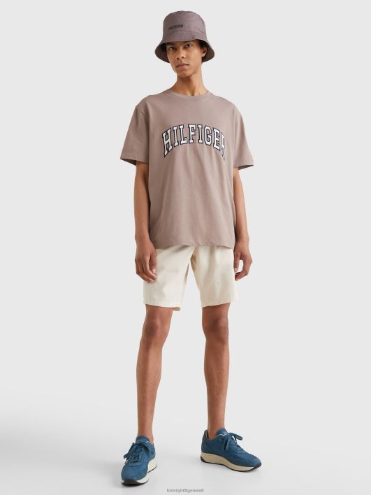 vabaaja logoga T-särk RJV621679 linn taupe Tommy Hilfiger
