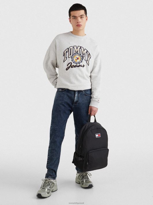 scanton slim pleekinud teksad RJV62679 denim must Tommy Hilfiger