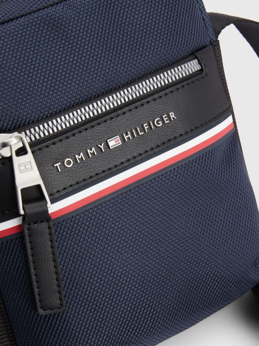 1985. aasta logoga väike reporteri kott RJV62919 kõrbe taevas Tommy Hilfiger