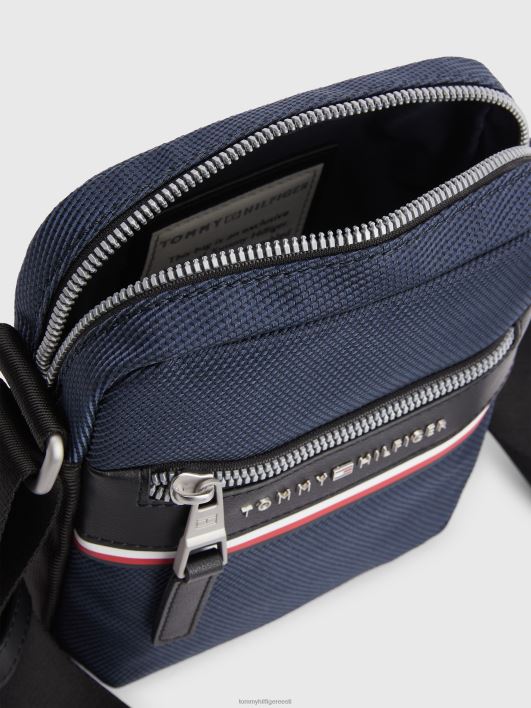 1985. aasta logoga väike reporteri kott RJV62919 kõrbe taevas Tommy Hilfiger