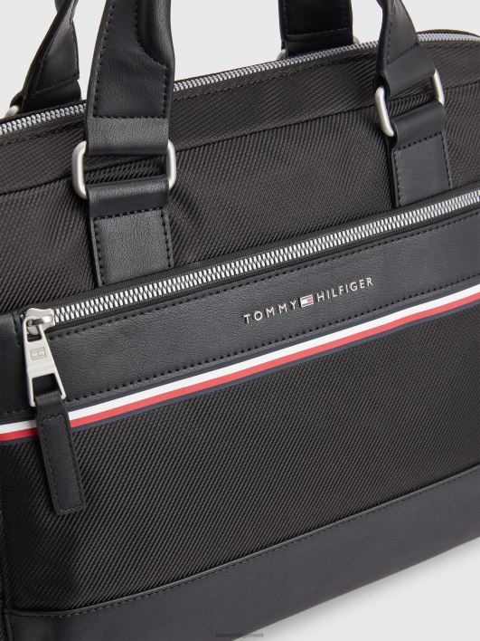 1985. aasta värviblokeeritud arvutikott RJV62923 must Tommy Hilfiger