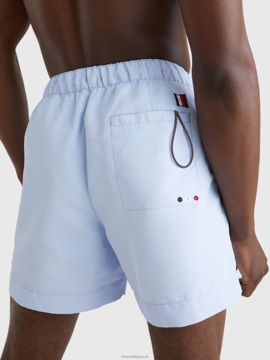 Signatuuriga tavalised keskmise pikkusega ujumispüksid RJV62769 magus sinine Tommy Hilfiger