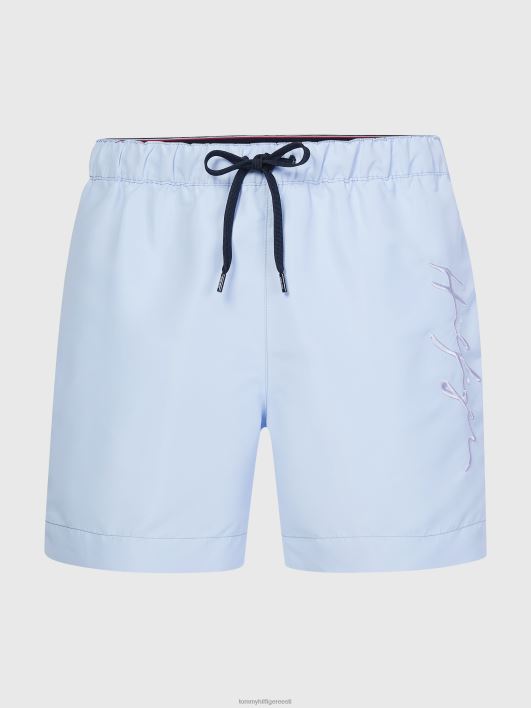 Signatuuriga tavalised keskmise pikkusega ujumispüksid RJV62769 magus sinine Tommy Hilfiger
