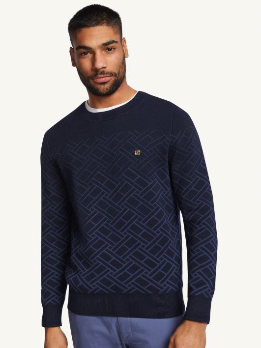 diwali monogramm kampsun RJV62813 kõrbe taevas Tommy Hilfiger