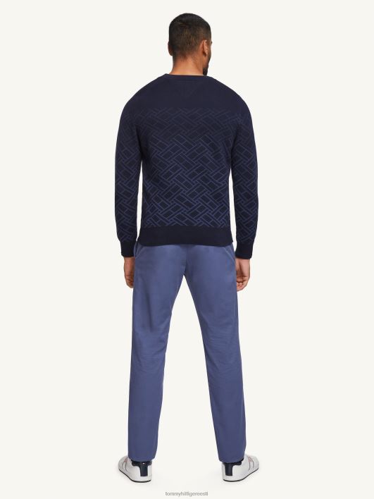 diwali monogramm kampsun RJV62813 kõrbe taevas Tommy Hilfiger