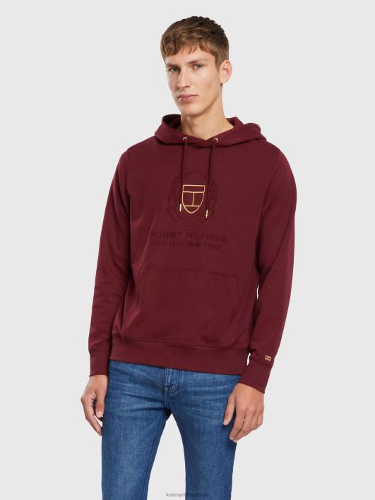 diwali tonaalne crest kapuuts RJV62809 sügav rouge Tommy Hilfiger