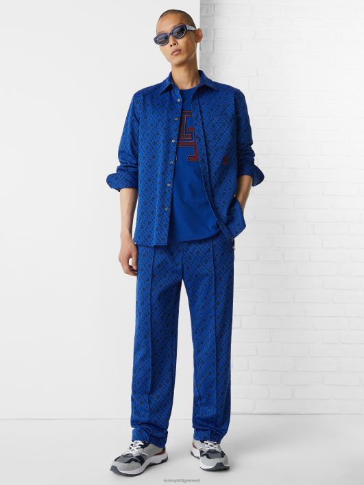 harjaga tikandiga monogrammsärk RJV62778 kõrbe taevas Tommy Hilfiger