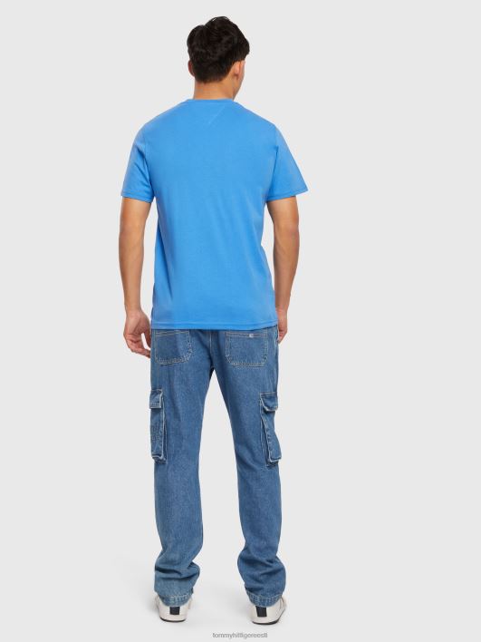 kootud etiketiga tee RJV62882 lummav sinine Tommy Hilfiger