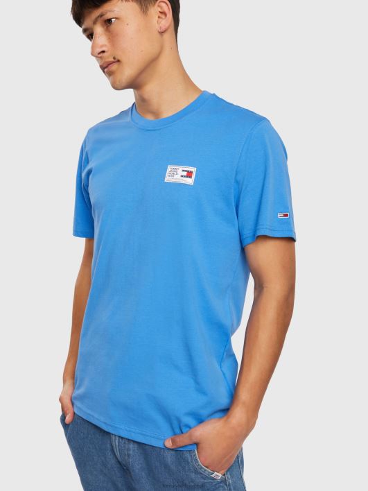 kootud etiketiga tee RJV62882 lummav sinine Tommy Hilfiger