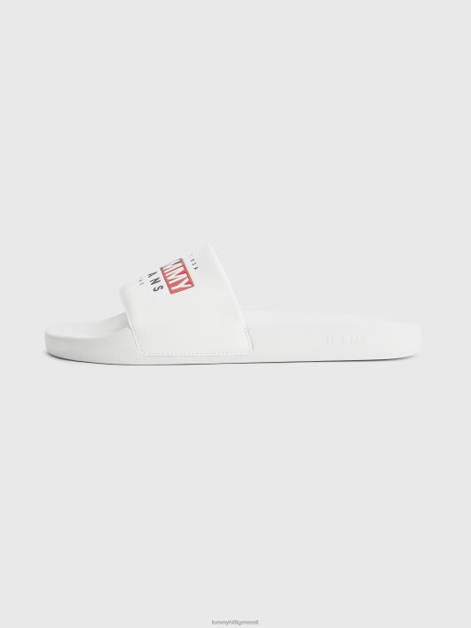 logoga basseini liumäed RJV621011 ekru Tommy Hilfiger