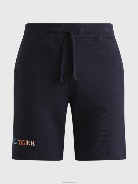 mitmevärvilised tikandiga lühikesed püksid RJV62957 kõrbe taevas Tommy Hilfiger