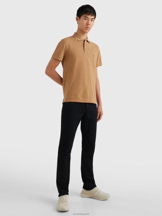 monogramm placket slim fit polo RJV62752 maakoha khaki Tommy Hilfiger