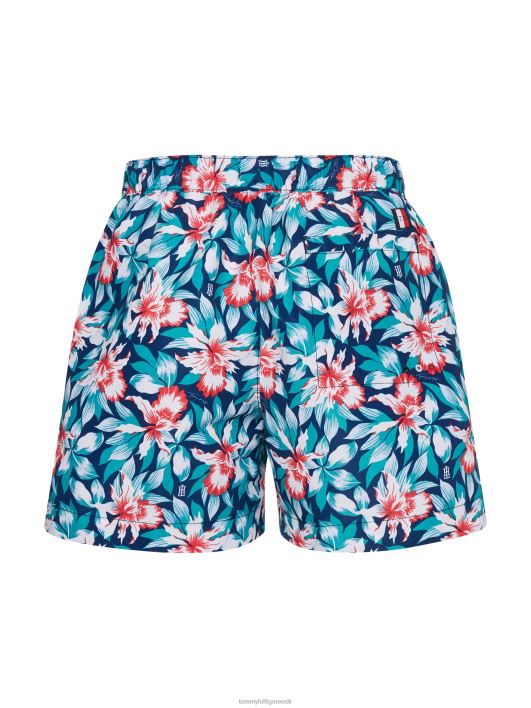 nööriga keskmise pikkusega ujumispüksid RJV62765 hilfiger klassikaline troopiline print Tommy Hilfiger