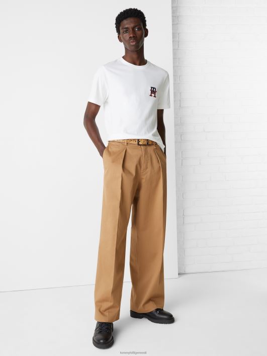 oluline monogrammi tikandiga T-särk RJV62739 valge Tommy Hilfiger