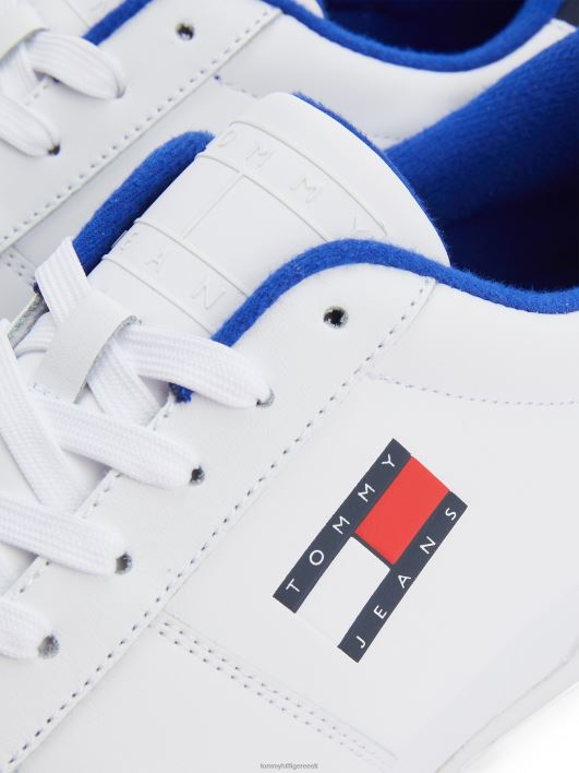 retro nahast topsole treenijad RJV62826 valge Tommy Hilfiger
