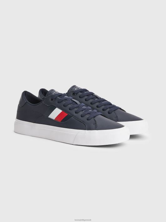 signatuurdetailidega nahast jalatsid RJV62991 kõrbe taevas Tommy Hilfiger