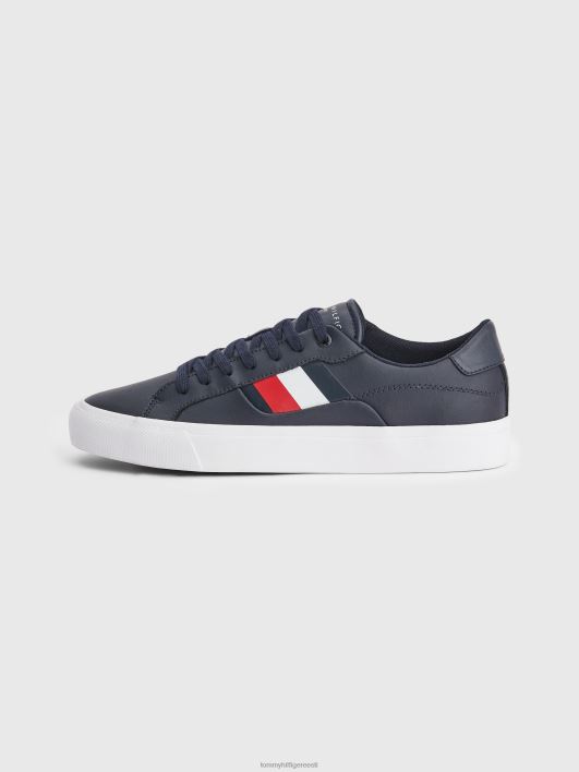 signatuurdetailidega nahast jalatsid RJV62991 kõrbe taevas Tommy Hilfiger