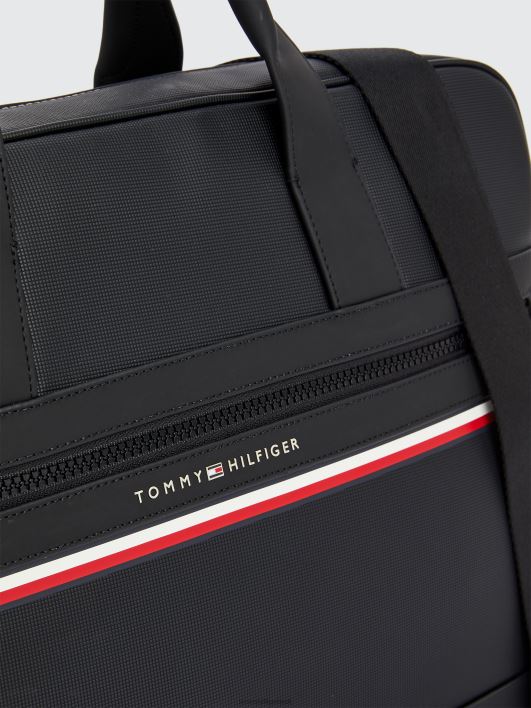 signatuurlindiga sülearvutikott RJV62895 must Tommy Hilfiger