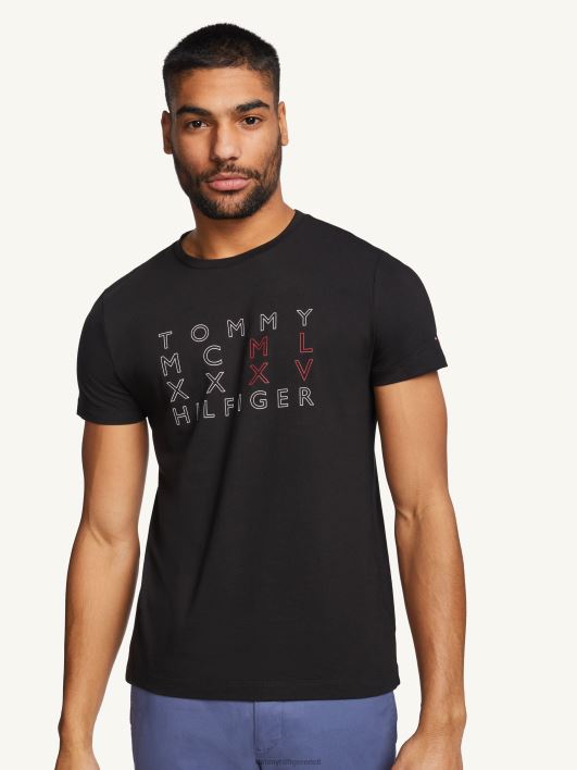 signatuurteksti logoga t-särk RJV62950 must Tommy Hilfiger