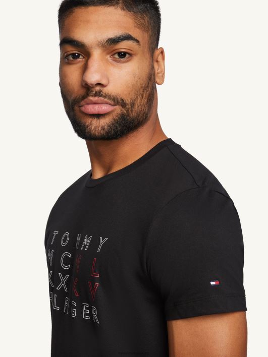 signatuurteksti logoga t-särk RJV62950 must Tommy Hilfiger