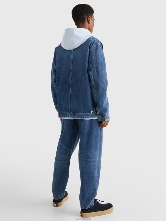 tonaalne logoga tööjakk RJV62870 denim keskmine Tommy Hilfiger