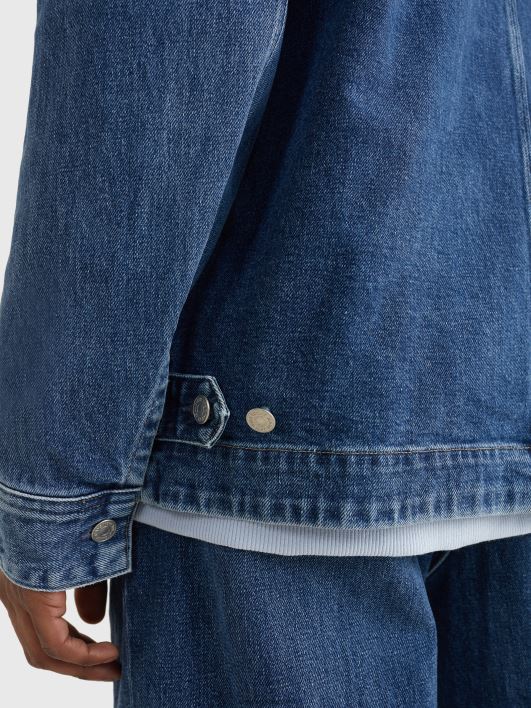 tonaalne logoga tööjakk RJV62870 denim keskmine Tommy Hilfiger