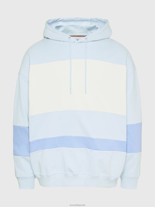 toonitud logoga värviblokeeritud kapuutsid RJV62839 läbipaistev sinine/multi Tommy Hilfiger