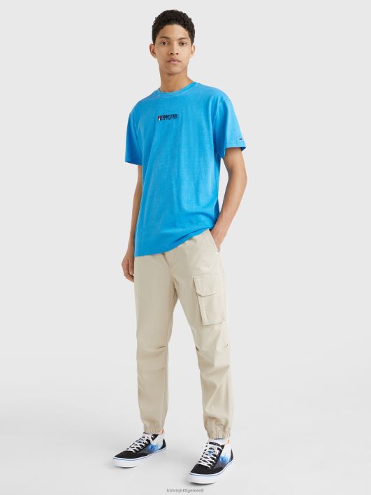 treitud lipuga tikitud tee RJV62858 lummav sinine Tommy Hilfiger