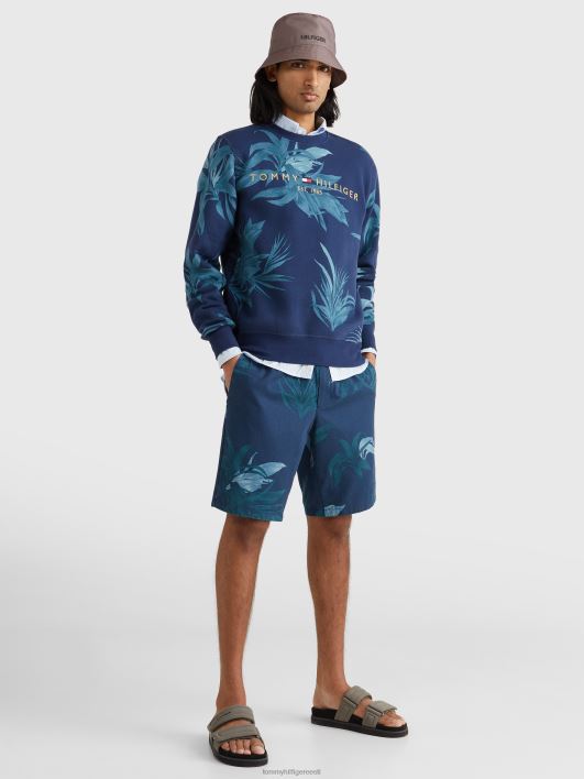 troopilise peopesa mustriga dressipluus RJV62992 kõrbetaevas/multi Tommy Hilfiger