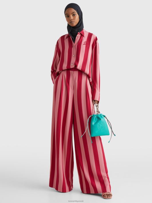 ikoonid nahast kotikott RJV621776 keskne roheline Tommy Hilfiger