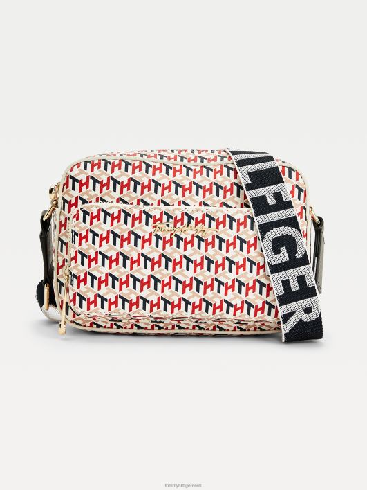 ikooniline monogrammiga kaamerakott RJV621831 ettevõtte monogramm Tommy Hilfiger