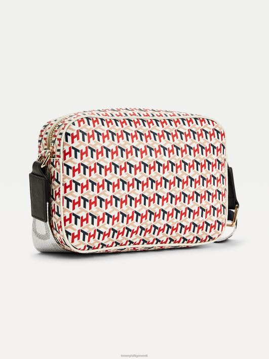 ikooniline monogrammiga kaamerakott RJV621831 ettevõtte monogramm Tommy Hilfiger