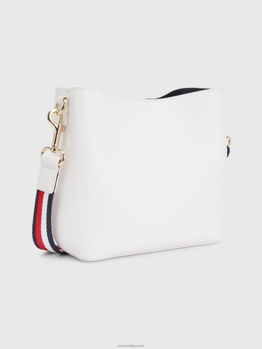 ikooniline rihmaga kott RJV621796 särav valge Tommy Hilfiger