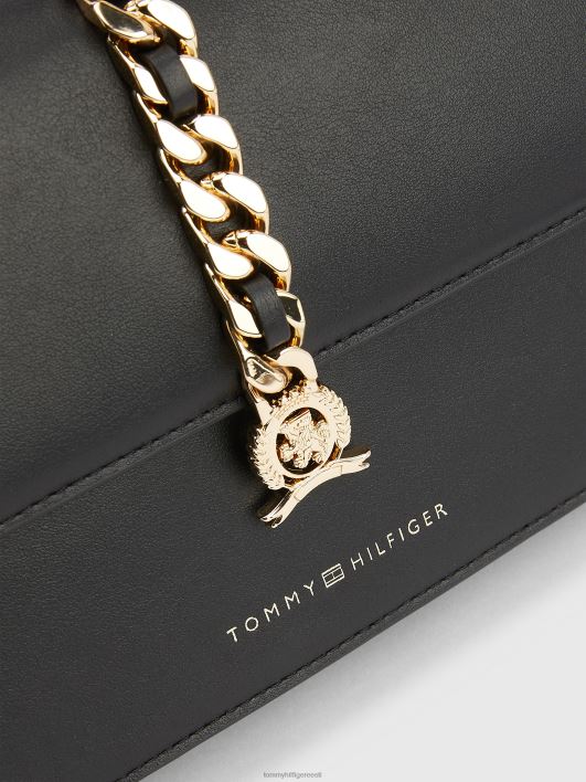 ketist nahast crossover kott RJV621784 must Tommy Hilfiger